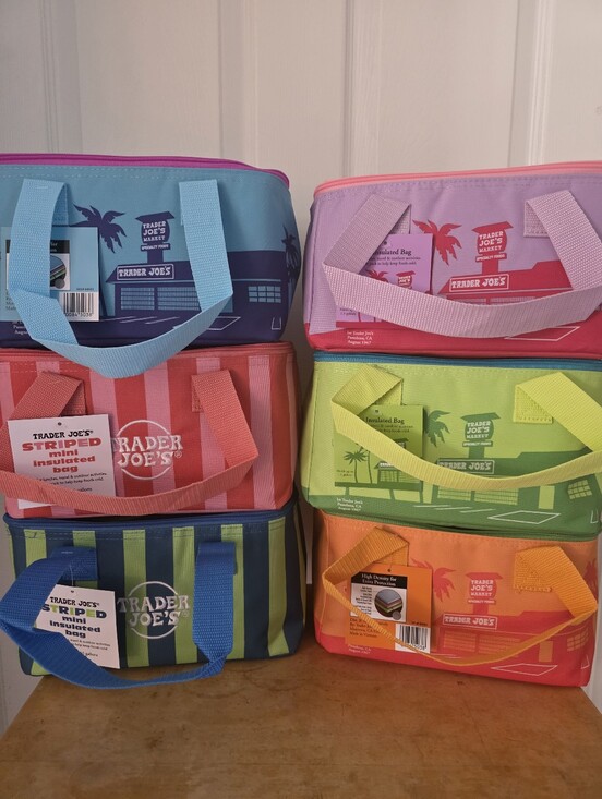 Trader Joe'S Handbags - Set of 6 Trader Joe's Mini Insulated Bags - Summer Edition